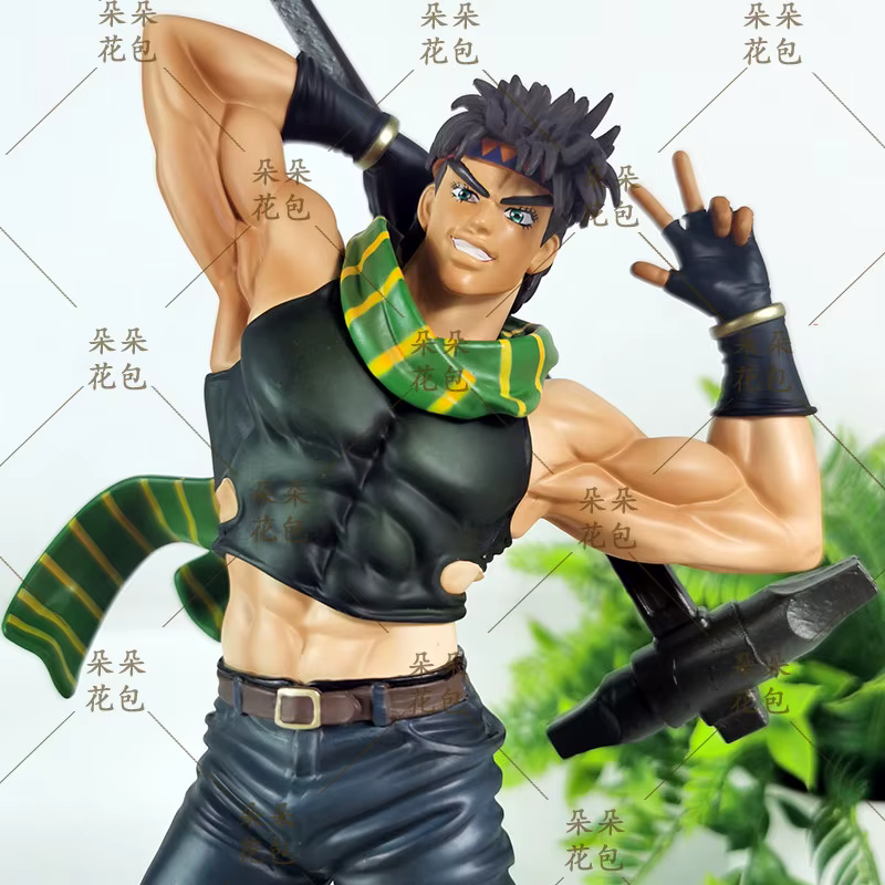 Statue GK de Joestar Joseph de JoJo's Bizarre Adventure, 27-30 cm, double tête, mains interchangeabl