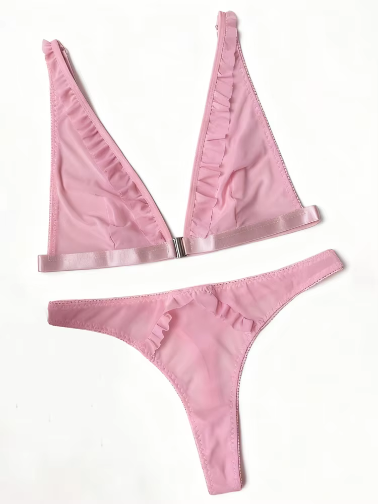 Soutien-gorge Push up froncé en dentelle pour femmes, fermeture frontale, respirant, fin, ajouré, De