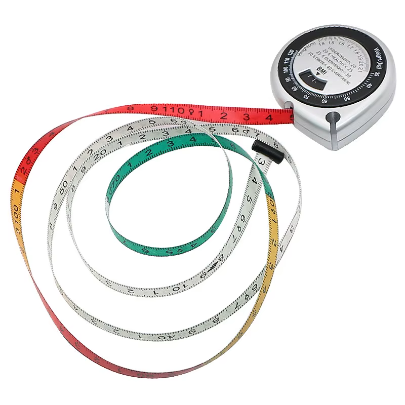 Ruban à mesurer souple IMC pour hommes et femmes, règle en PVC rétractable, outils de fitness, mesur