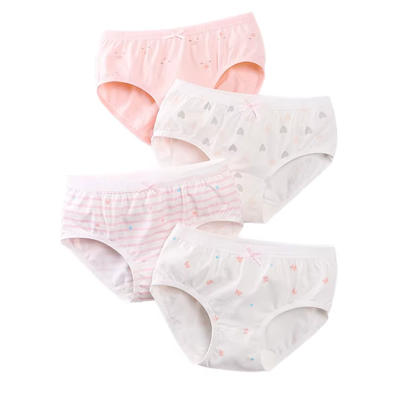 Culotte Anti-Adorable en Coton pour Fille de 3 à 8 Ans, Sous-vêtement Doux et Respirant, Motif Dessi