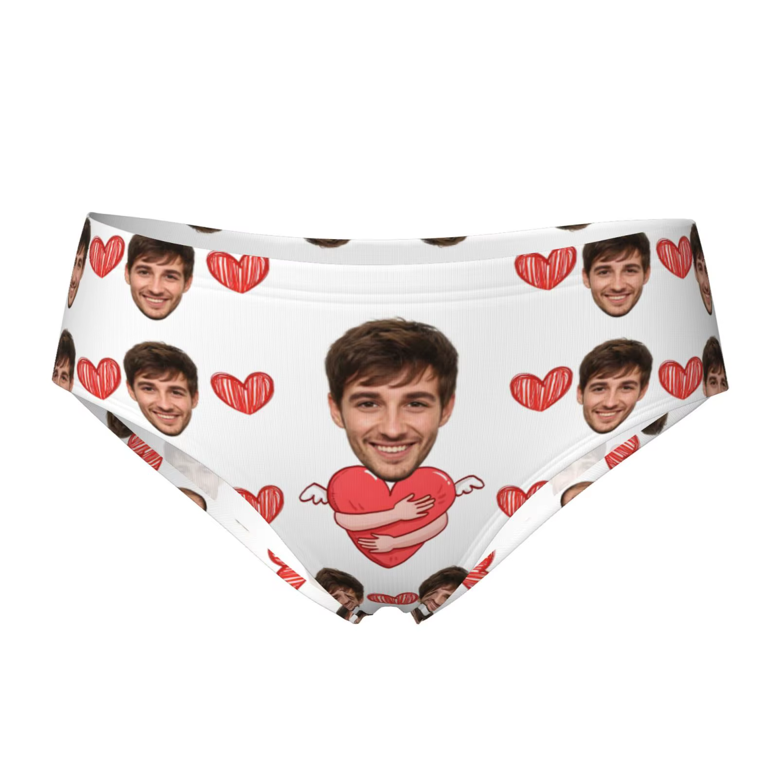 Lingerie personnalisée avec photo du visage pour femmes, cadeau de la Saint-Valentin, lingerie respi