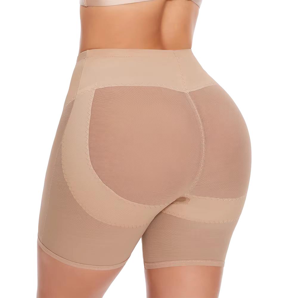 Short en maille taille haute pour femme, culotte saillante respirante, amincissant les cuisses, vête