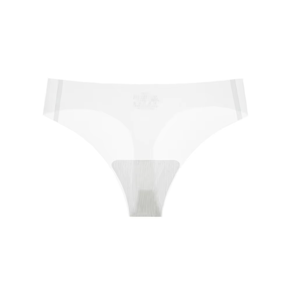 Culotte transparente d'été en soie glacée pour femmes, sans trace, Yoga, Fitness, slip sans couture,