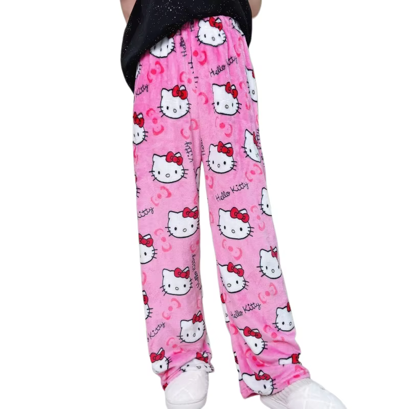 Pantalon de pyjama Y2K Sanrio Anime Hello Kitty pour femmes, pantalon de pyjama de dessin animé pour