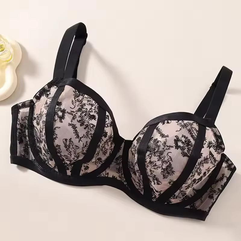 Soutien-gorge grande taille pour minimiseur, Anti-affaissement, à armatures, bonnet Push Up, maille 
