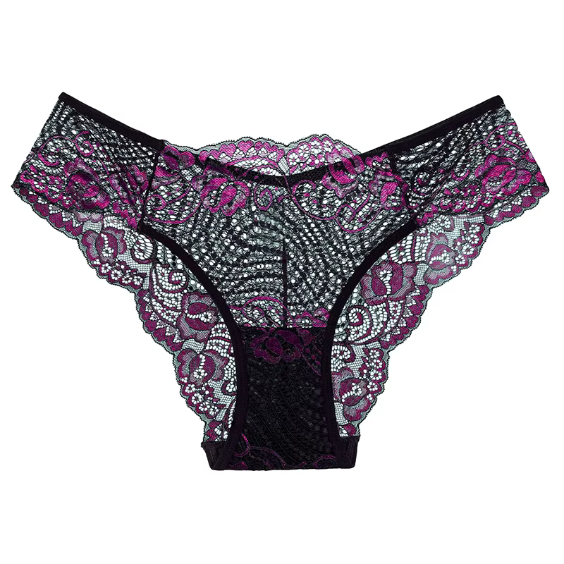 Culotte taille basse en dentelle pour femmes, respirante, sans couture, confortable, douce et extens