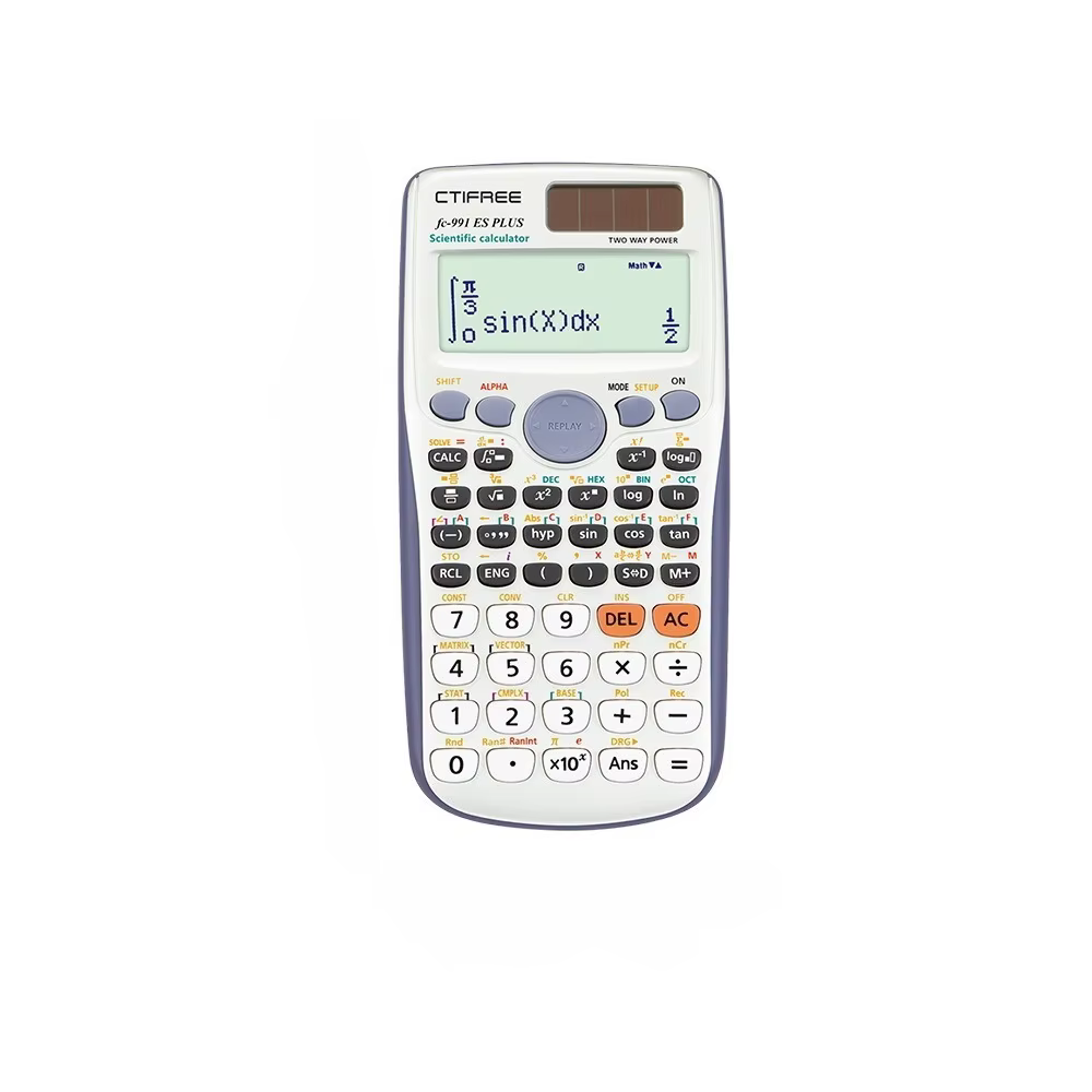 Calculatrice professionnelle de sciences informatiques adaptée à la résolution d'équations pour les