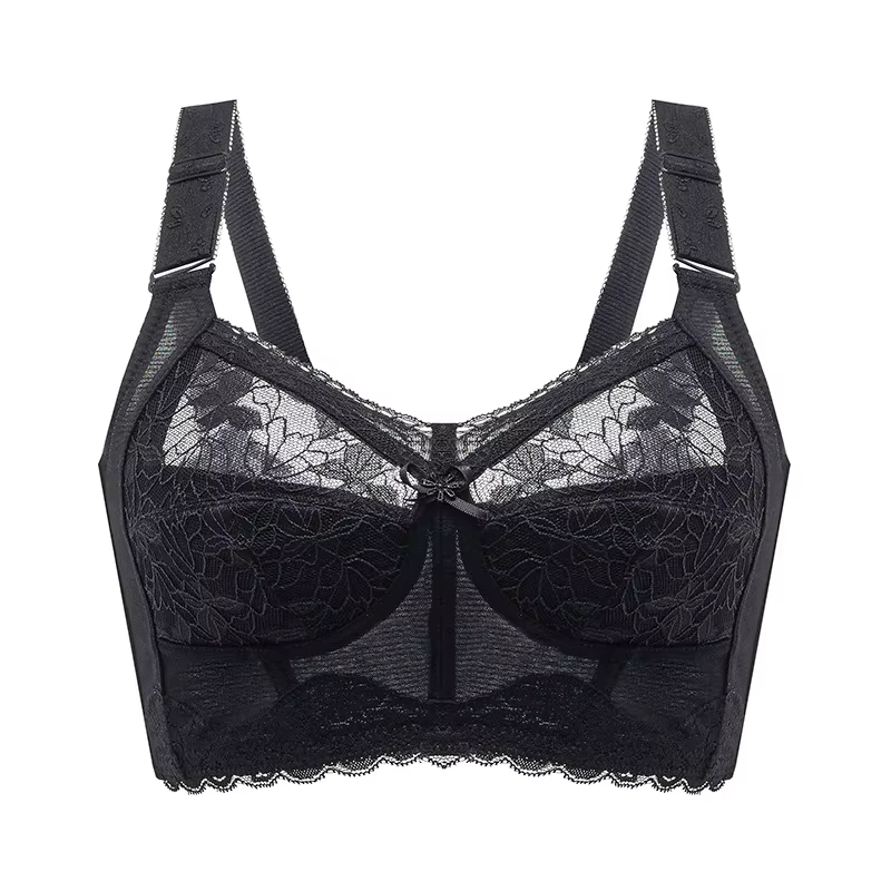 Soutien-gorge de levage et de soutien sans fil pour femmes, grande taille, Anti-affaissement, réglab
