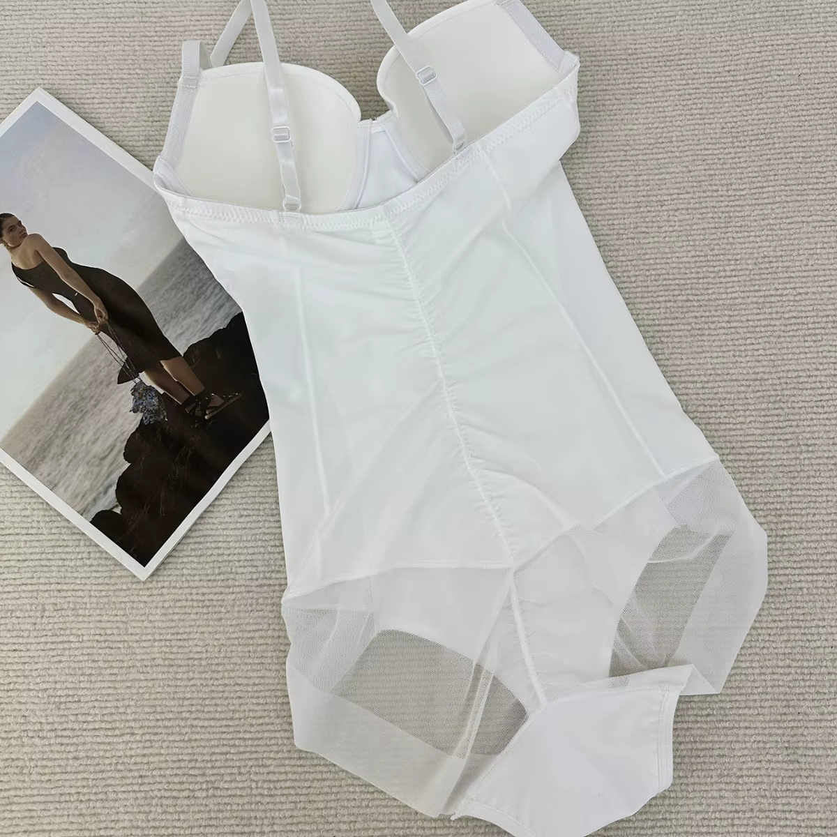Naisstoo femmes Shapewear Body pour contrôle du ventre sans couture corps Shaper string combinaison 