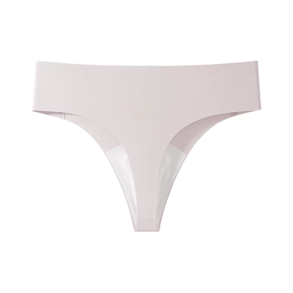 Culottes sans couture anti-transparence, string de sport et yoga, effet fessier galbant, taille mi-h