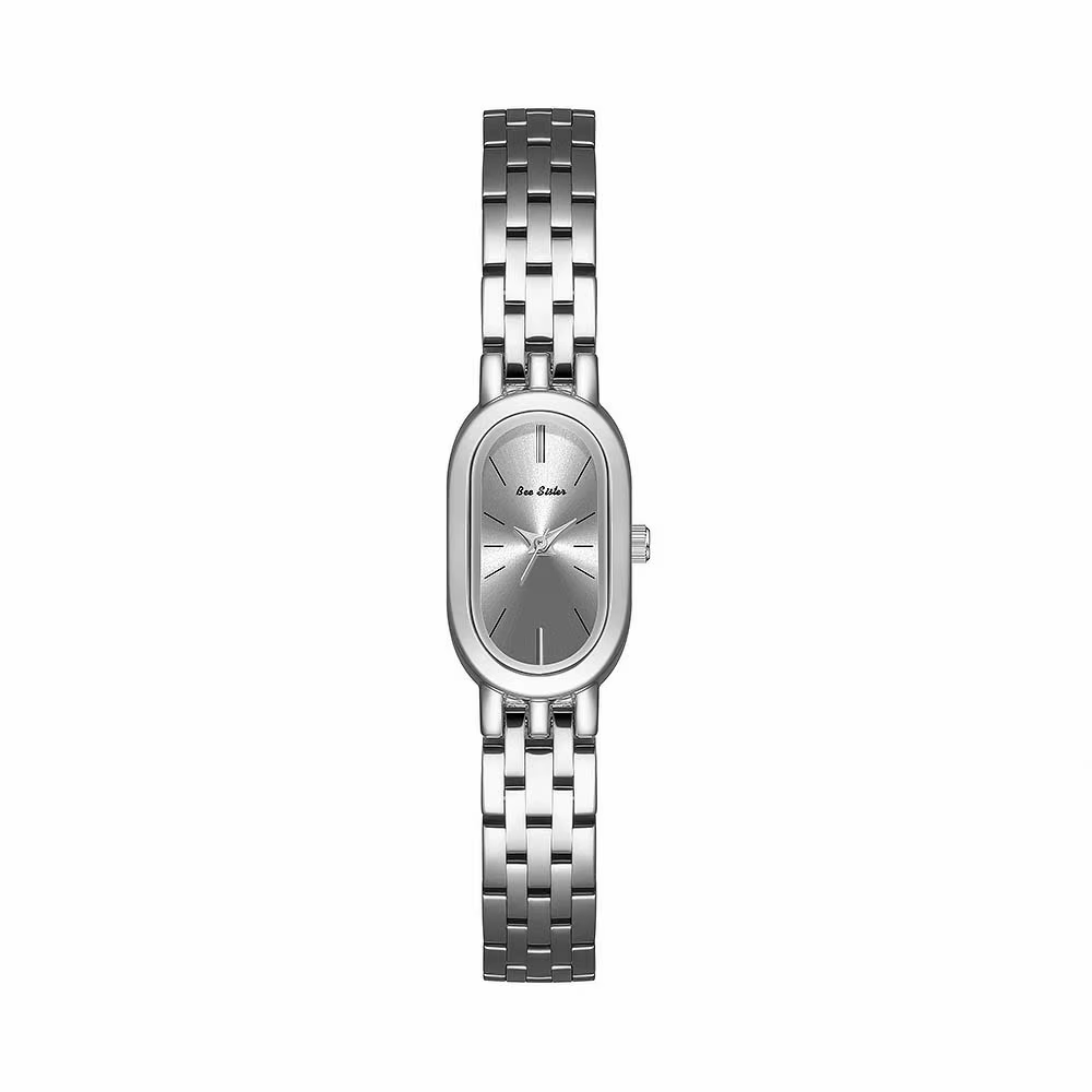 Femmes Tiffany cadran bleu montre de luxe en acier inoxydable Bracelet Quartz montre-Bracelet mode S