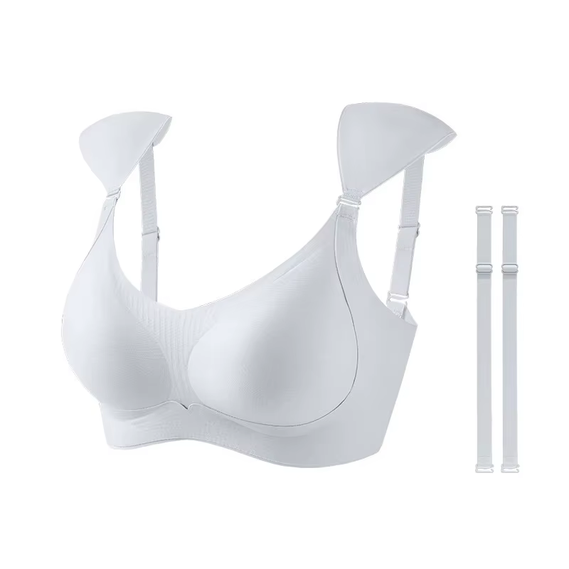 Soutien-gorge Invisible sans couture pour femmes, avec gros seins et petites épaules, sous-vêtements