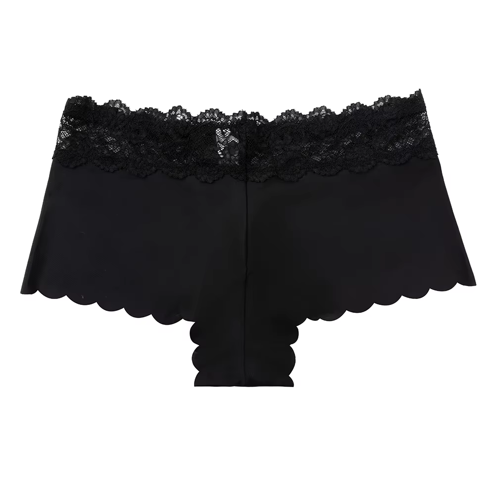 Culotte en dentelle pour femmes, sous-vêtements transparents romantiques et Sexy, culottes féminines