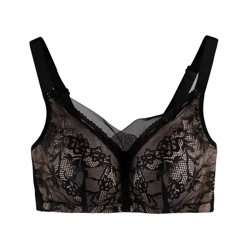LERWars LA-Soutien-gorge de mastectomie avec poche, coussinets mammaires, coton réglable inclus, con