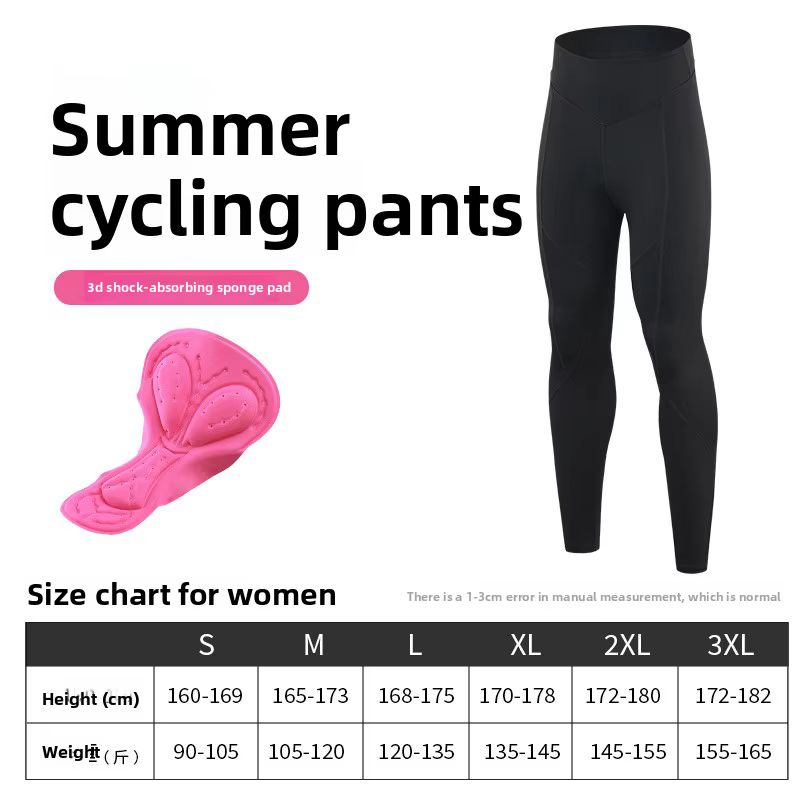 Pantalon de cyclisme taille haute XINTOWN pour femme – Style fin avec rembourrage en éponge, idéal p