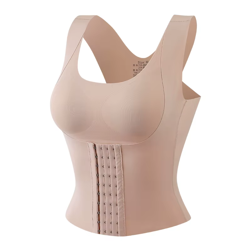 Soutien-gorge boutonné à la taille 3 en 1 pour femmes, modelant la taille, soutien-gorge accroché, s