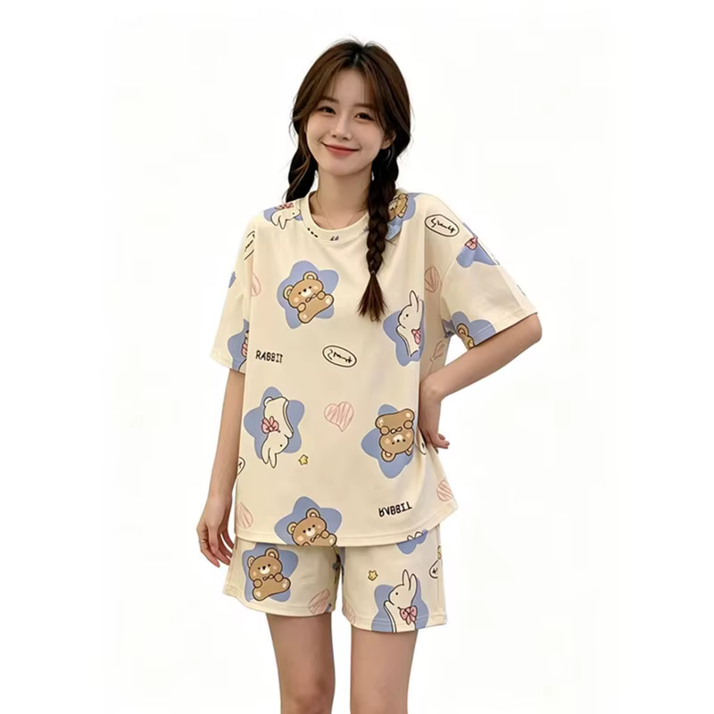 Ensemble de pyjama court pour femme, pyjama d'été pour femme, ensembles de pyjama, pyjama femme, vêt