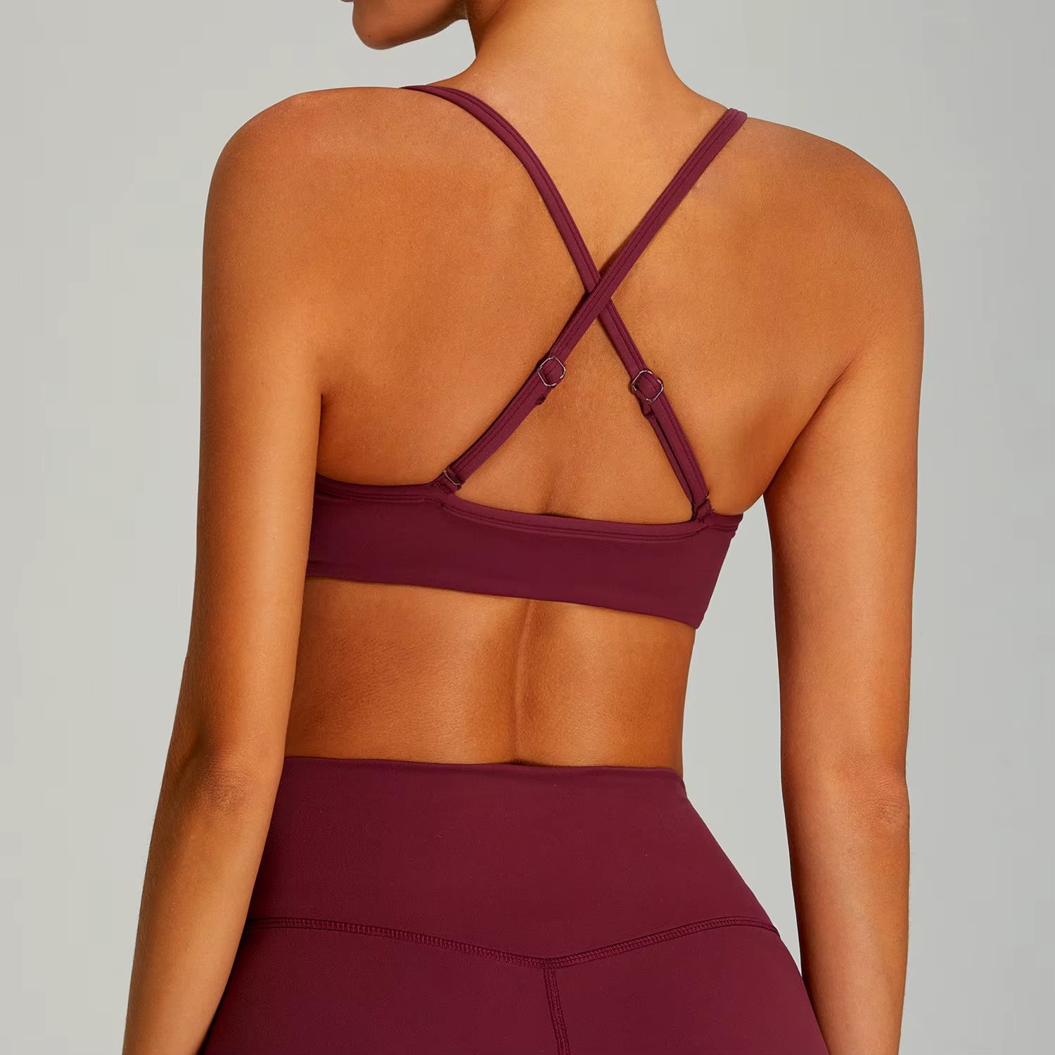 Soutien-gorge de sport à dos croisé pour femme, sous-vêtements de sport, soutien-gorge de course pro
