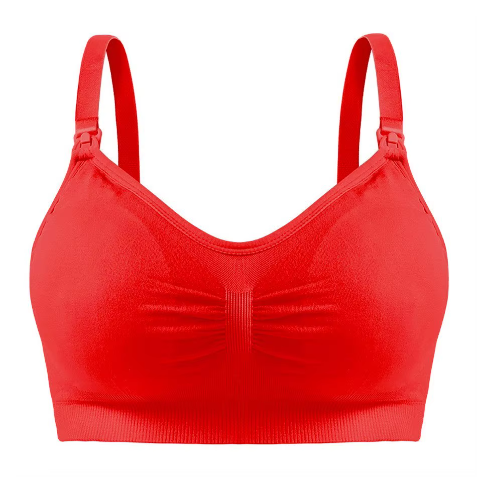 Soutien-gorge de maternité Double couche sans couture, vêtements de grossesse, empêche l'affaissemen