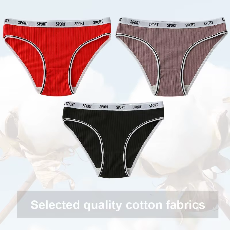 CINVIK-Sous-vêtements en coton pour femmes, culottes hautes sexy, caleçons doux pour filles, lingeri