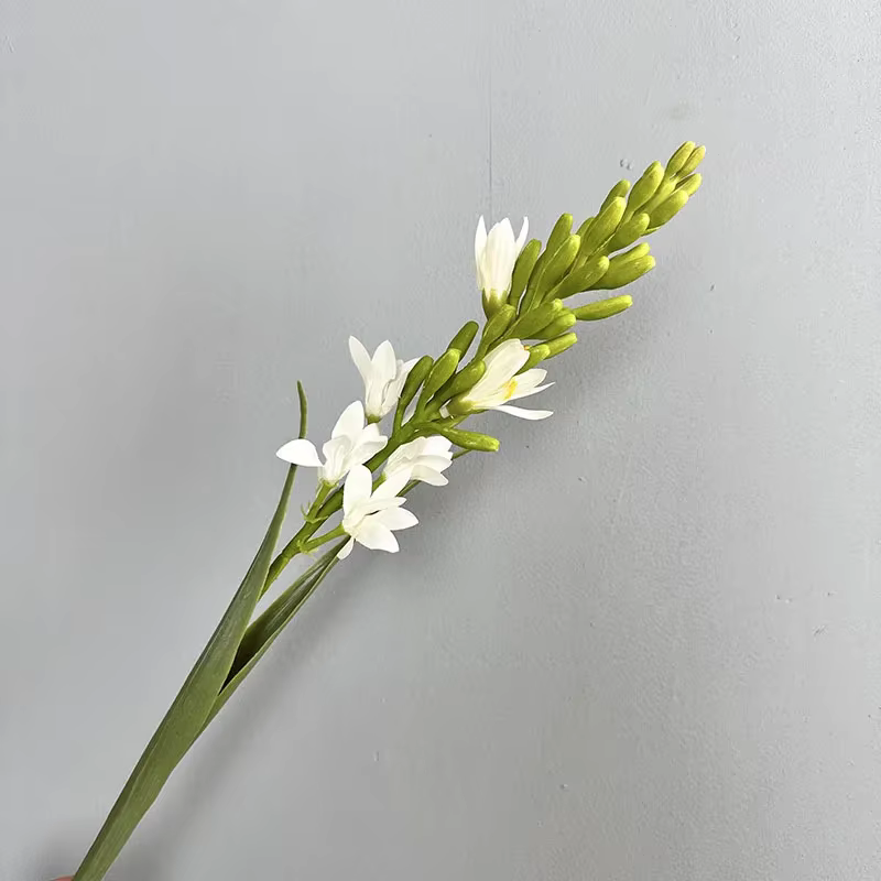 Fleurs artificielles en soie, 2 pièces, parfum de nuit, fausse plante, Simulation de jacinthe blanch