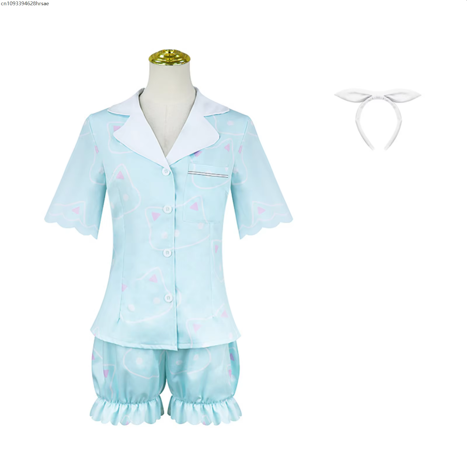 Costume de Cosplay pyjama de jeu, tenue fantaisie pour femmes et filles, uniforme de fête de carnava