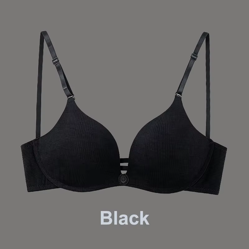 FINETOO Soutien-gorge Confortable à Fermeture Avant pour Petites Poitrines, Couleur Unie, Sans Armat