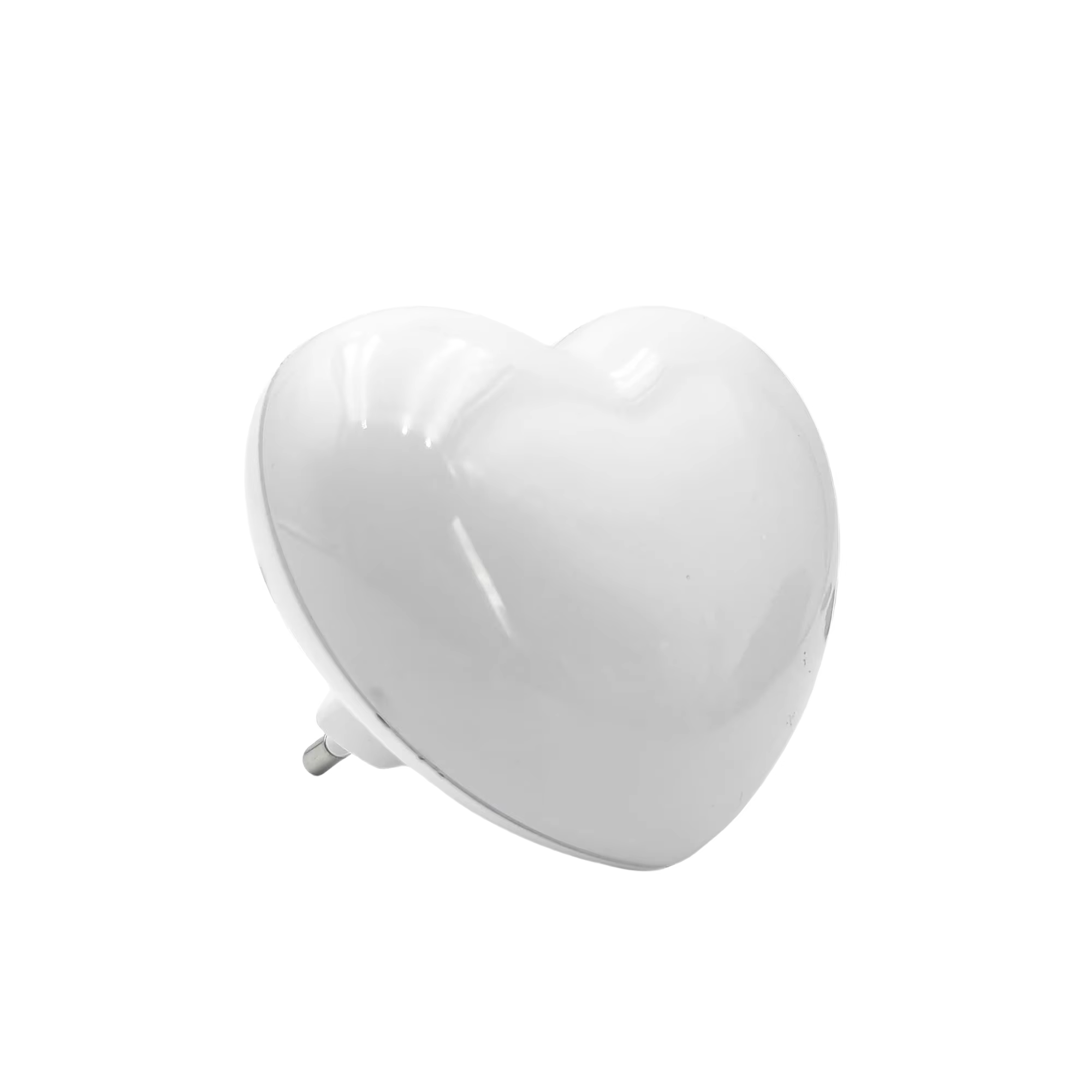 Veilleuses LED en forme de cœur avec capteur de lumière, branche marche/arrêt automatique pour chamb
