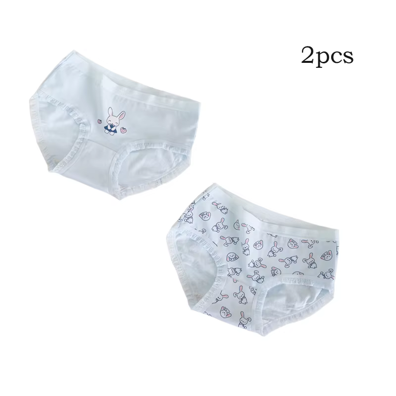 Culotte Triangle pour adolescents, sous-vêtements blancs unis pour enfants, sous-vêtements respirant
