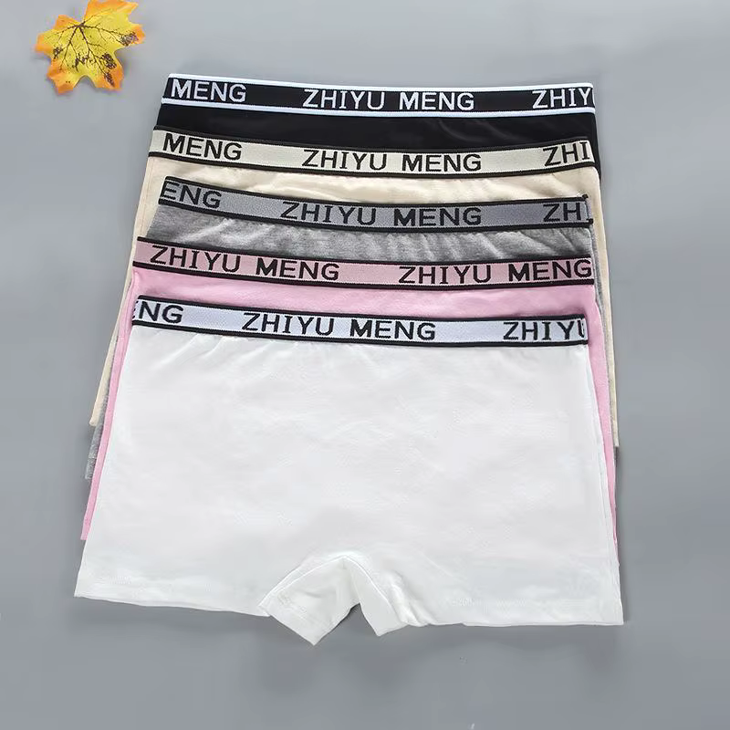 Sous-vêtements respirants en coton pour jeunes filles, culottes avec lettres pour adolescentes, cale