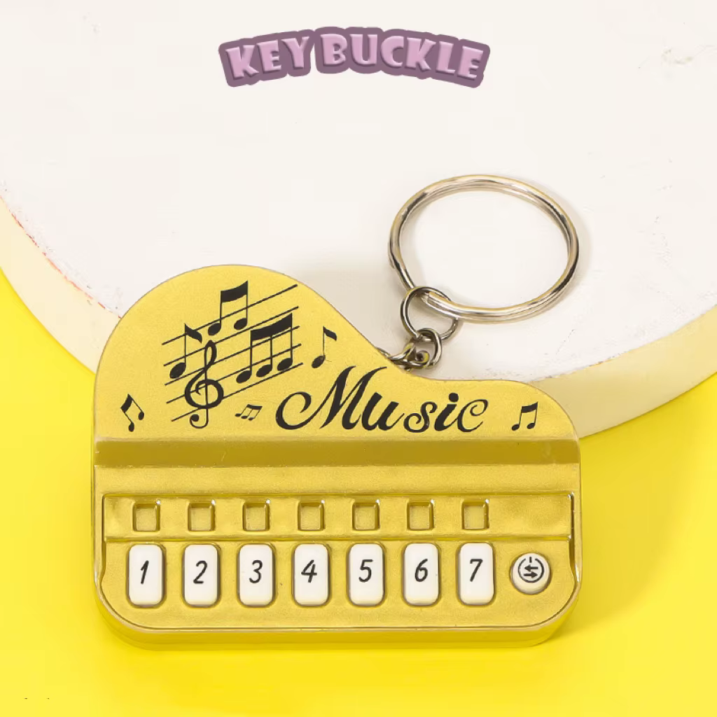 Porte-clés mini piano électronique, pendentif créatif, musique Shoous, jouet petit cadeau, 1 pièce