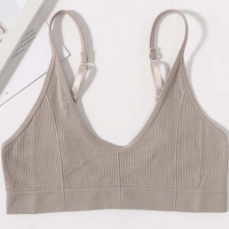 Soutien-gorge tube sans couture pour femme, dos en U, lingerie sexy, bralette de sport, haut dos nu,