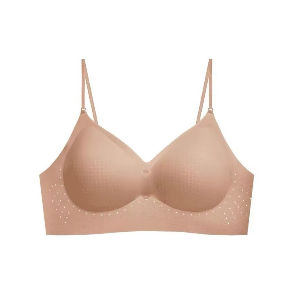 Soutien-gorge confortable à décolleté plongeant invisible, push-up, sans armatures, anti-choc, dos n
