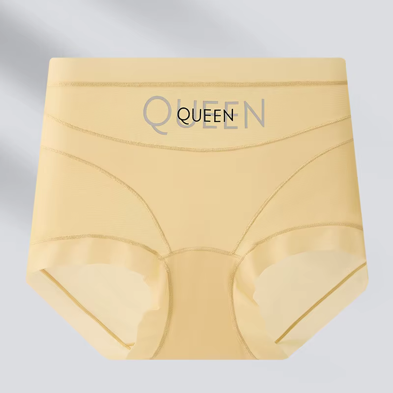 Culotte de contrôle du ventre taille haute pour femmes, sous-vêtements respirants sans couture en so
