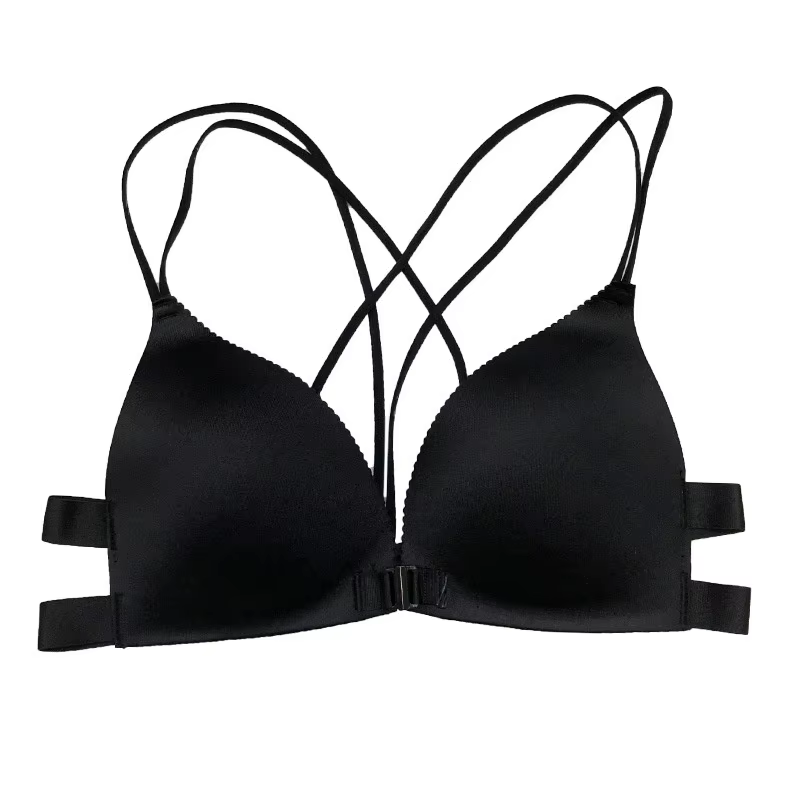 Soutien-gorge triangle push up sans armatures, sous-vêtements de sport, coupe fine, confortable, sex