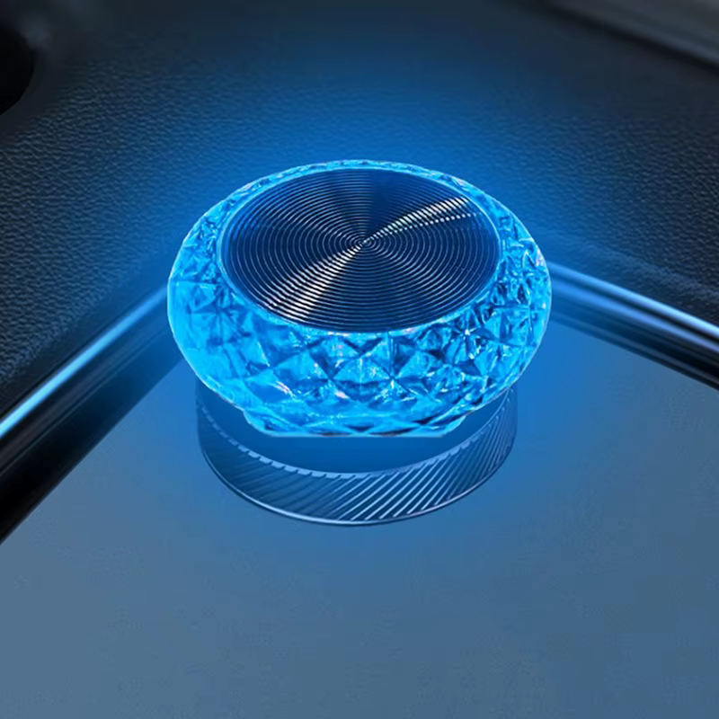 Oeil d'ange magnétique sans fil USB, 1 pièce, lumière ambiante pour voiture, petite veilleuse, sans 