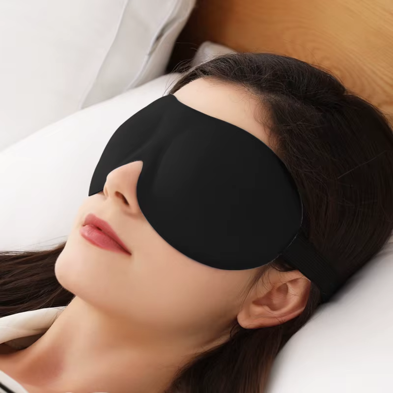 Masque de sommeil pour soulager la fatigue oculaire, design 3D profilé pour hommes, femmes, étudiant