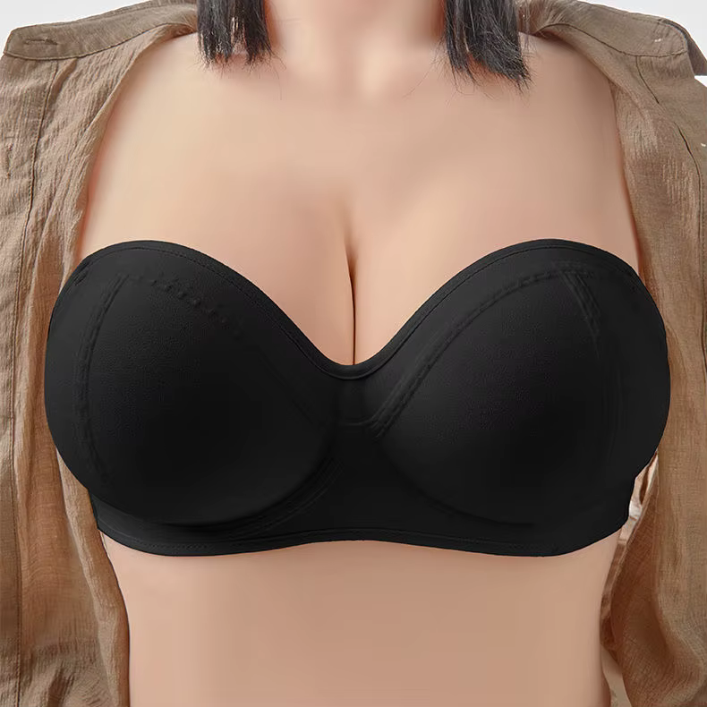 Soutien-gorge push-up sans bretelles KUCLUT, 10 cm, effet lift extrême pour petites poitrines, adhés