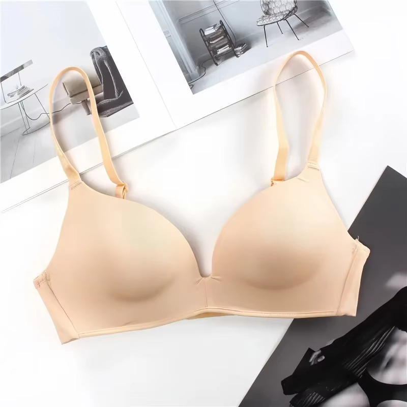 Soutiens-gorge T-shirt sans coutures pour femmes, sous-vêtements lisses invisibles, bralette confort