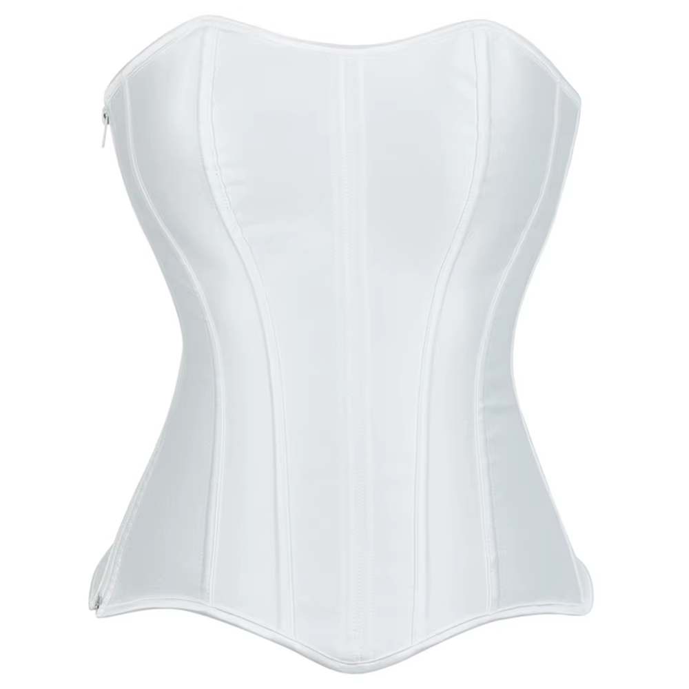 Corset noir pour femmes, bustier victorien à lacets, surbuste, sans manches, gothique, modelant le c