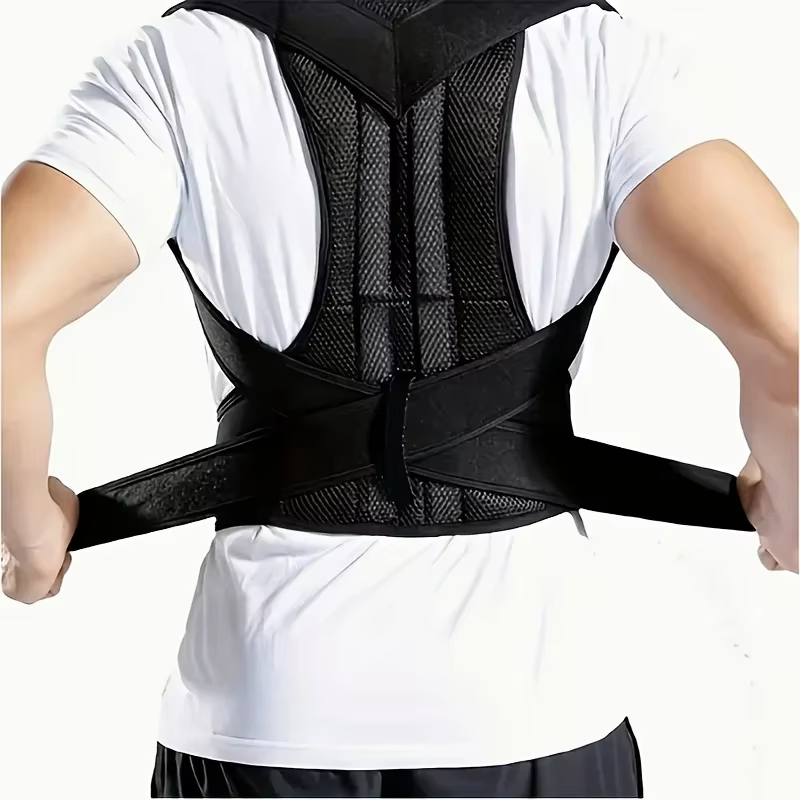 Correcteur de posture pour femmes et hommes, redresseur d'épaule, soutien complet réglable du dos po