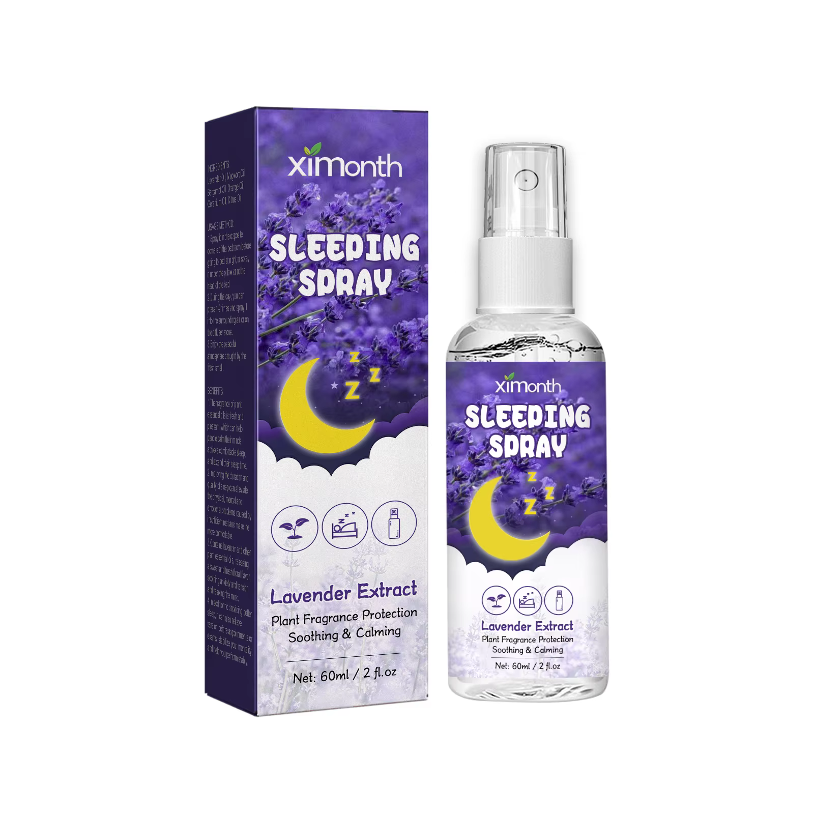Spray de sommeil à la lavande, soulage l'anxiété, déteste le corps et l'esprit, aide à améliorer la 