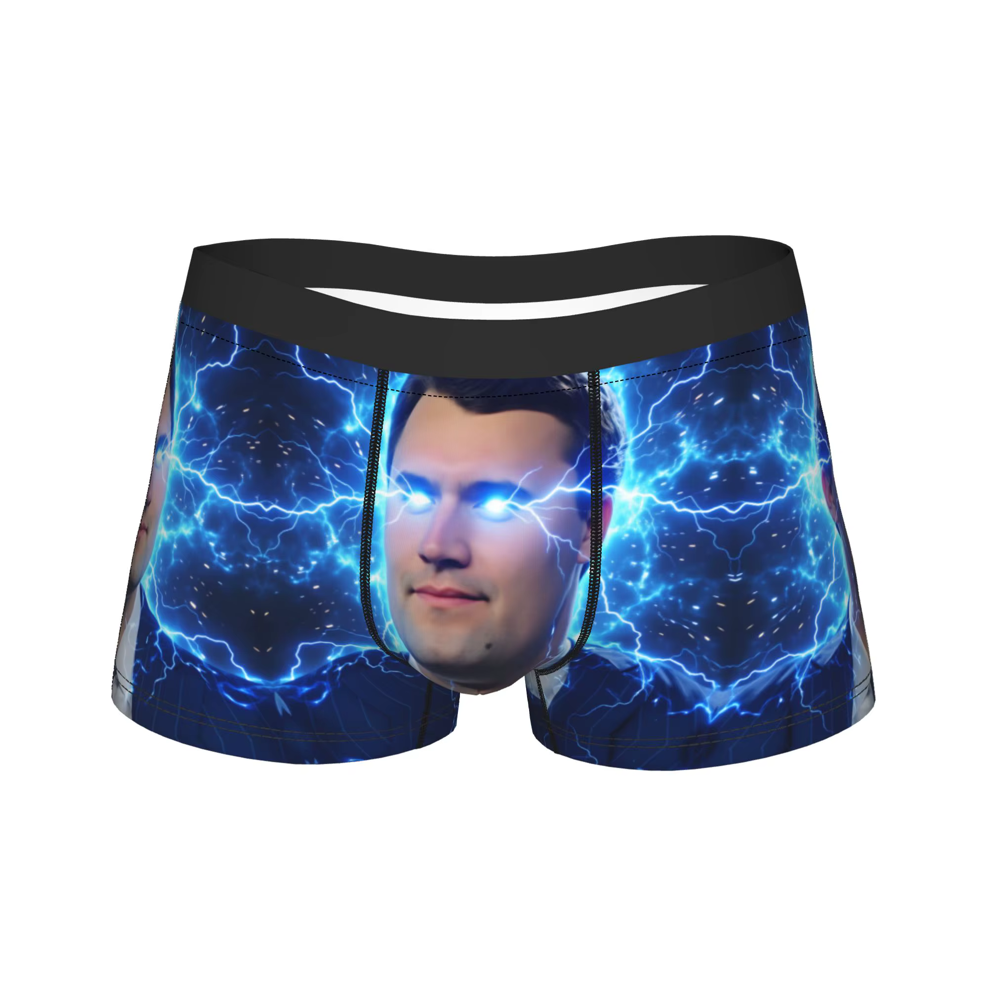 Charlie Kirk Funny Meme Underwear Boxer imprimé pour homme, caleçons confortables, cadeau