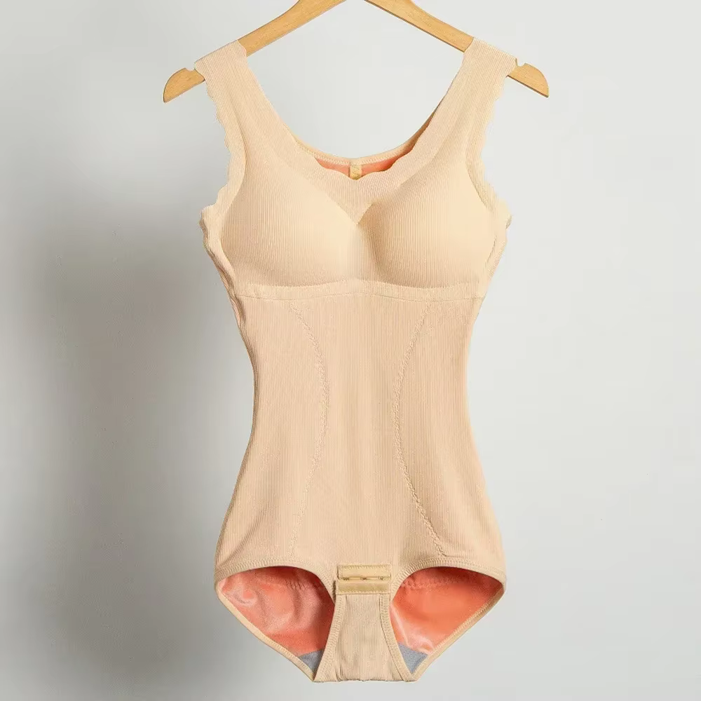 Body chaud pour femme, vêtement d'hiver épais, thermique, Compression abdominale, modelant le corps,