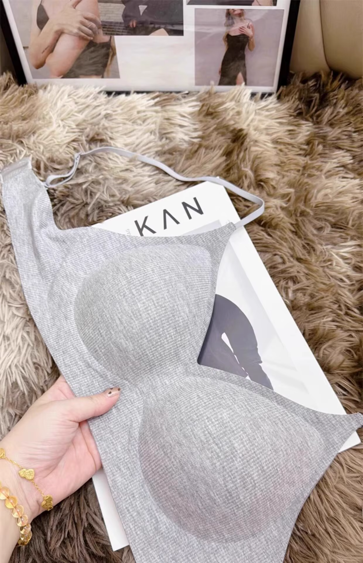 Petits soutiens-gorge pour femmes, à fines bretelles, sans armatures, push-up, rembourrés, bralette 