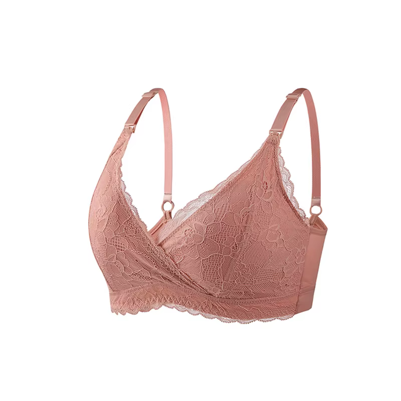 Soutien-Gorge d'allaitement de maternité femmes dentelle Soutien-Gorge d'allaitement amovible rembou
