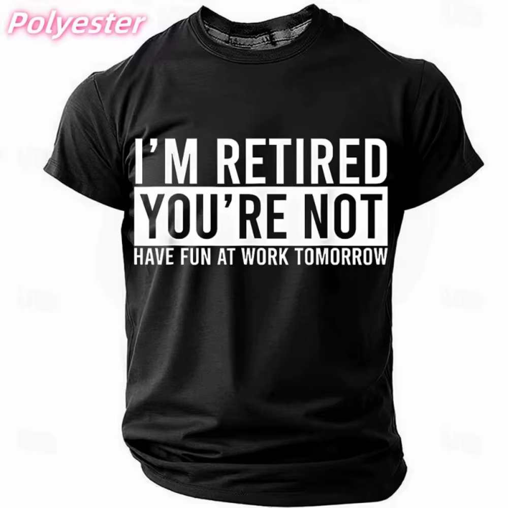 T-shirt humoristique pour hommes, t-shirts à motifs colorés amusants, imprimés en 3D, décontractés,