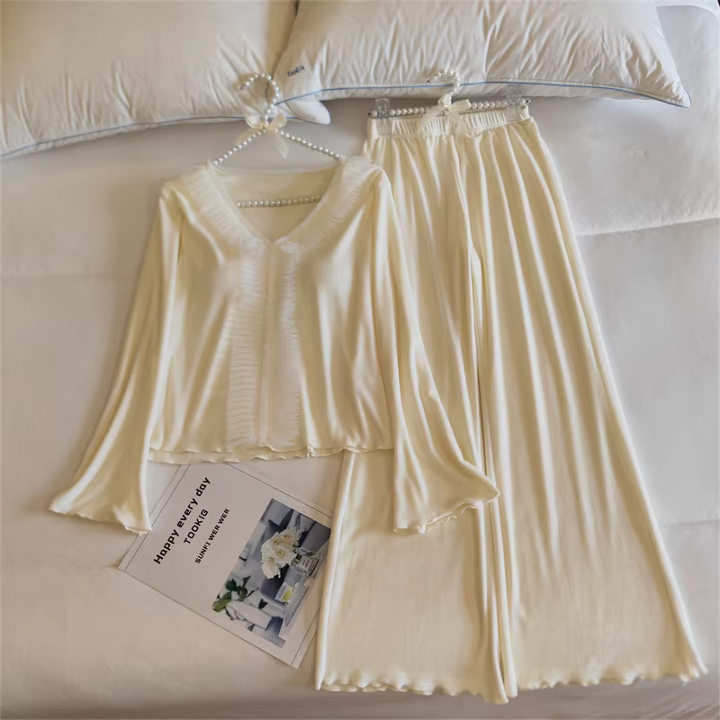 Pyjama d'hiver pour femme, ensemble de vêtements de nuit en velours et polaire, épais et chaud, cost