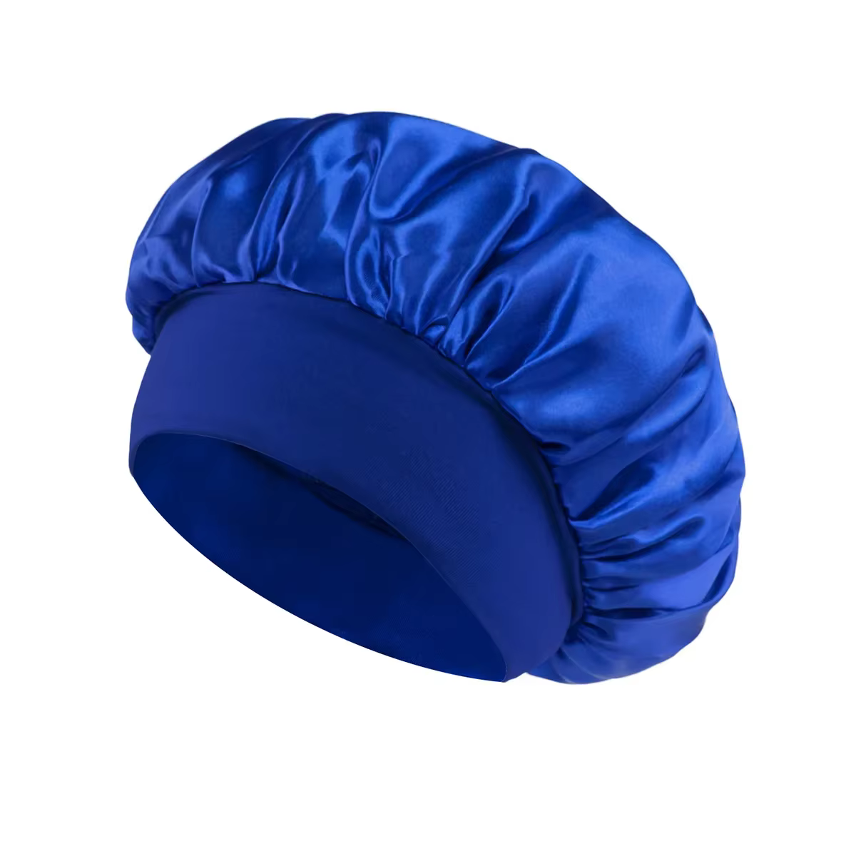 Bonnet de nuit doux doublé satin pour cheveux longs et bouclés naturels, grand turban de protection