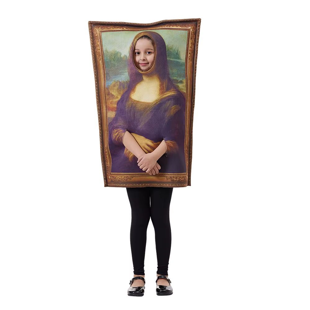 Costume de scène amusant pour femme, inspiré des peintures célèbres, pour Halloween, cosplay, fête à